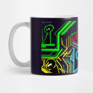 Neon Lines of NaNite Mug